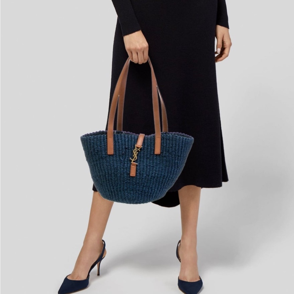 Saint Laurent 2022 small crochet panier tote - Picture 7 of 10